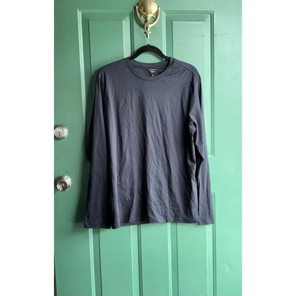 Banana Republic Men’s Large Luxe Touch Performance Navy NWT